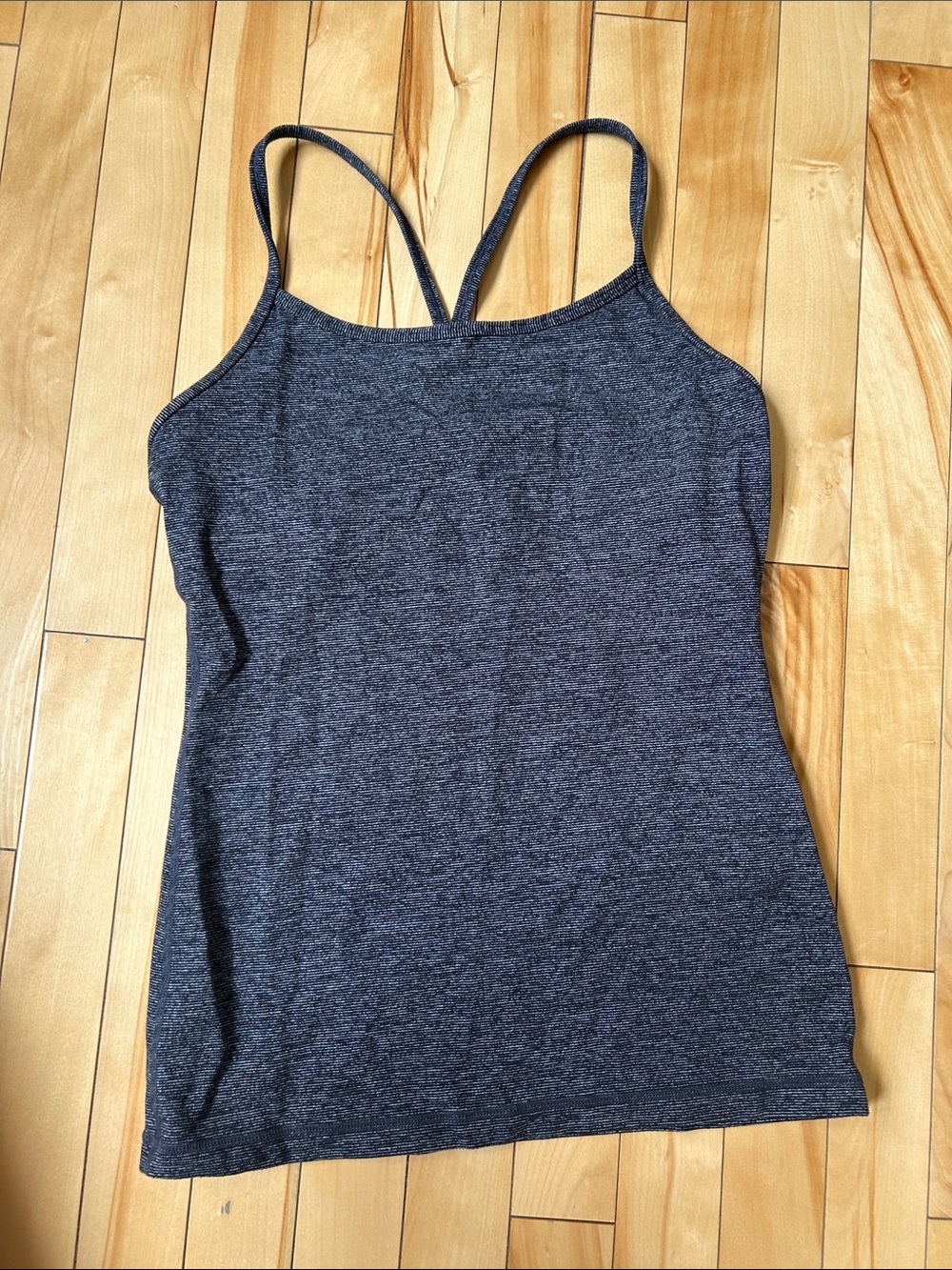 lululemon athletica Charcoal Heather Strappy Tank